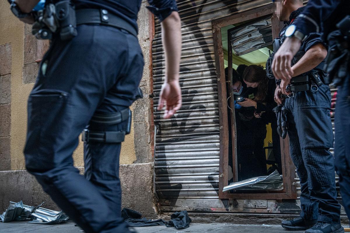 Macrooperación policial contra el tráfico de droga en el centro de Barcelona