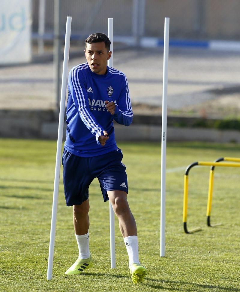 Entrenamiento del Real Zaragoza, 25 de febrero