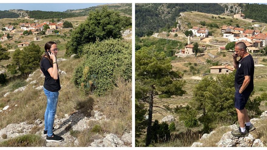 Dos meses sin cobertura en esta pedanía de Castellón: los vecinos tienen que ir hasta la montaña para llamar