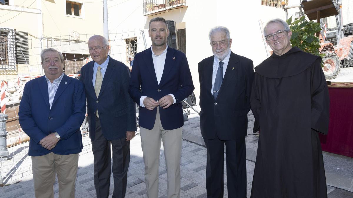 Visita a las obras de la Casa de San Juan de la Cruz en Caravaca