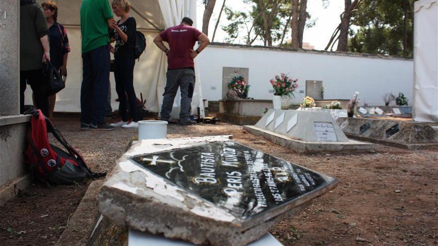 Castelló exhuma los restos de otros ocho fusilados por el franquismo