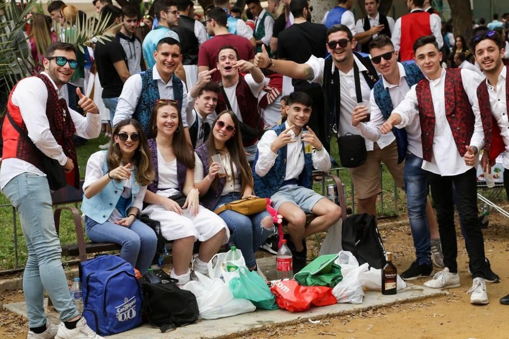 Ambiente en el Jardín de la Fama en el Bando de la Huerta