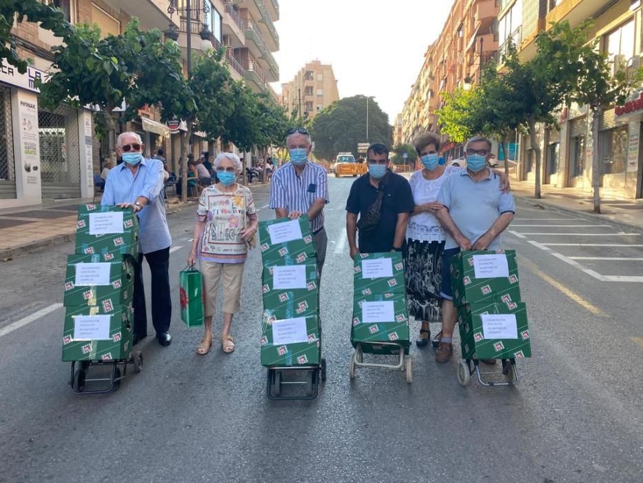 Recogida de alimentos en El Campello por la Virgen del Carmen