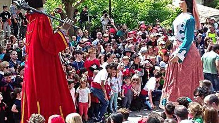 La parella actual dels gegants del barri de la Pietat