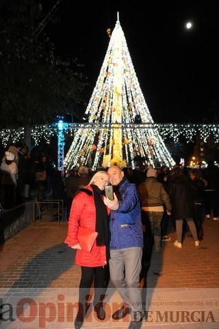 Encendido del Gran Árbol de Navidad de la Plaza Circular de Murcia