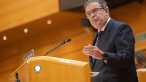 Archivo - El senador del Partido Popular, Gerardo Camps, durante un pleno en el Senado, a 4 de septiembre de 2024, en Madrid (España).