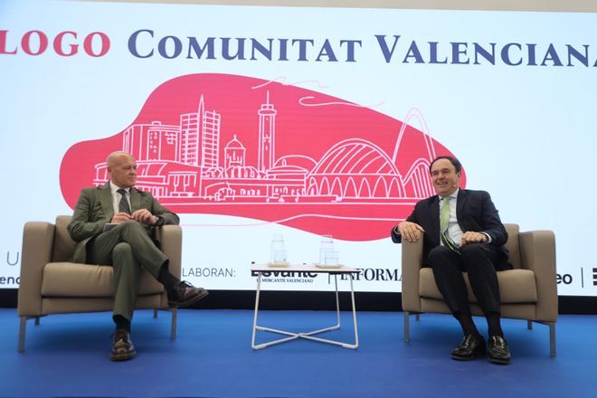 El encuentro informativo de Prensa Ibérica con el president Juanfran Pérez Llorca en imágenes
