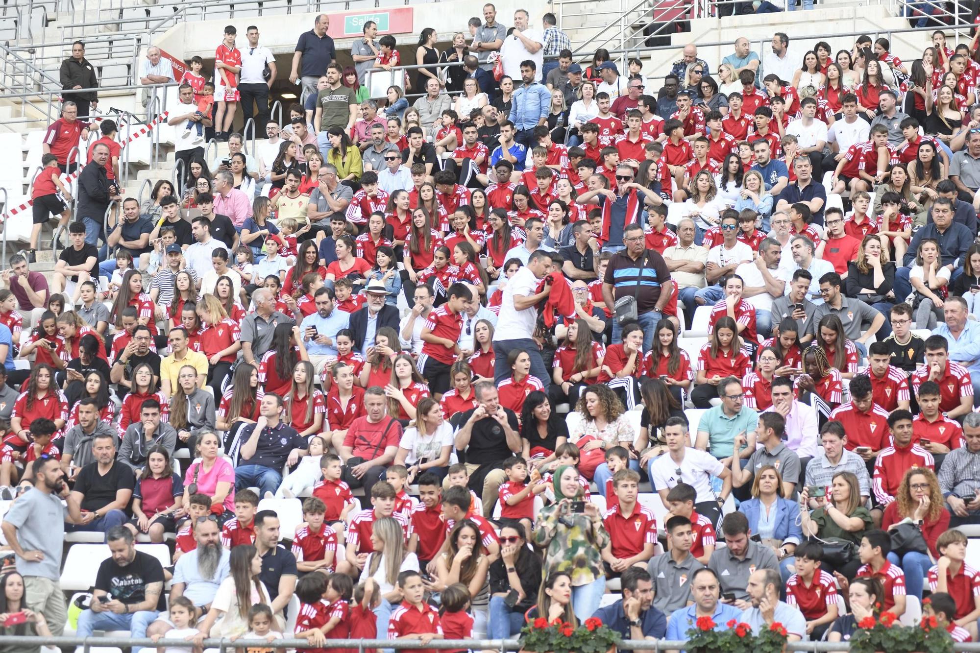 La presentación de la Ciudad Deportiva del Real Murcia, en imágenes