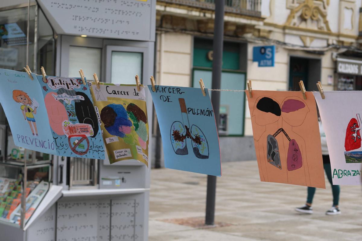 Zamora. Día Mundial del Cáncer de Pulmón. Azayca. Campaña por el Día Mundial del Cancer de Pulmón