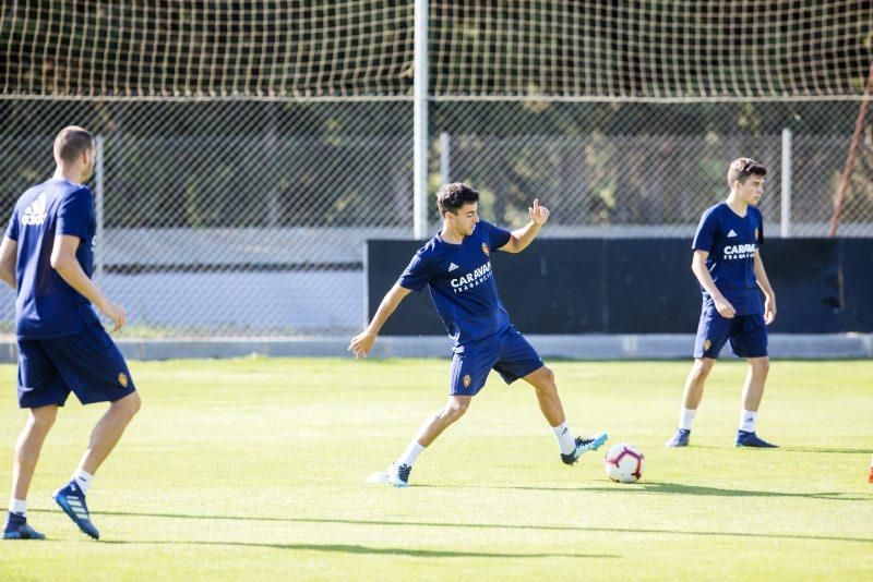 Primer entrenamiento del Real Zaragoza