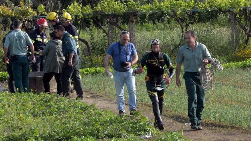 Operativo desarrollado el miércoles en Corvillón. // Noé Parga