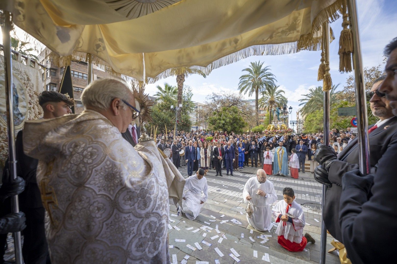 Las imágenes de la procesión del Encuentro del Domingo de Resurrección en Torrevieja
