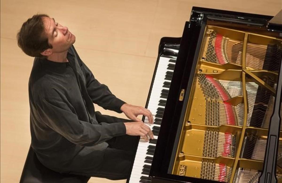 Nikolai Lugansky, el lunes durante su actuación de lunes en el Festival de Torroella.