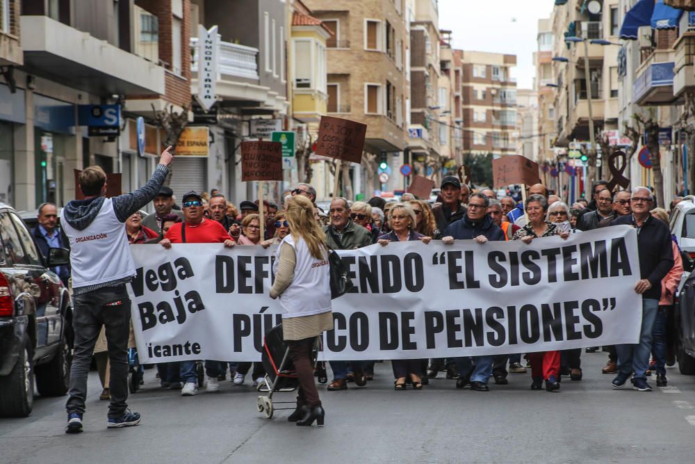 Manifestación en defensa de las pensiones públicas