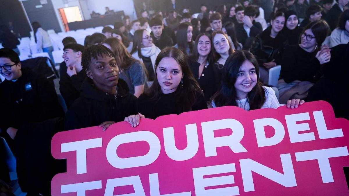 Joves participants al Tour del Talent celebrat a Sant Boi de Llobregat.