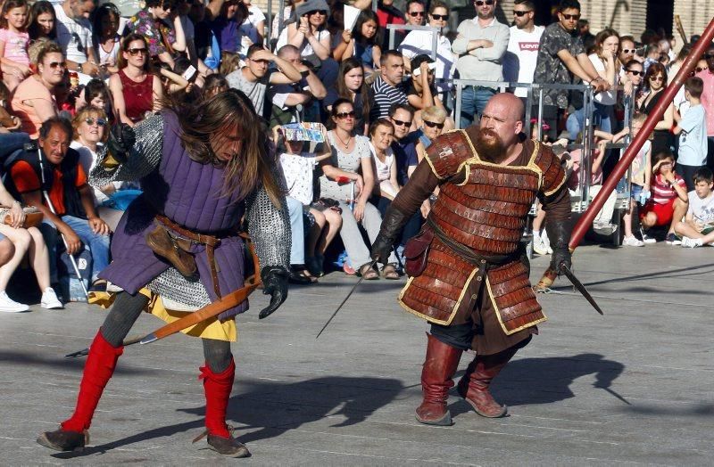 Mercado medieval en Zaragoza