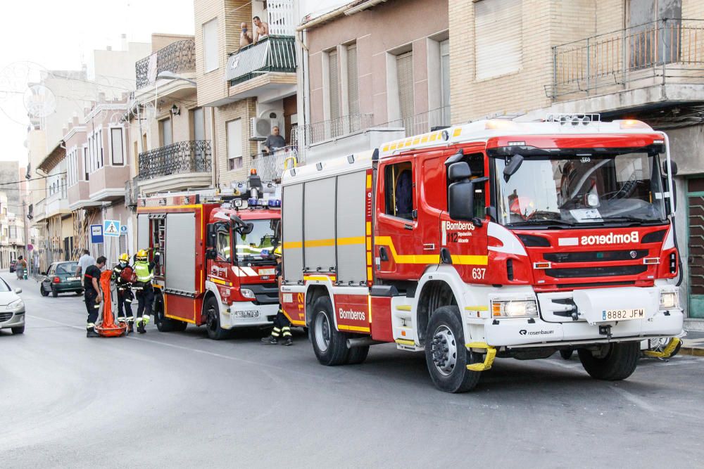 Caída de un hombre ladera abajo en Callosa de Segu