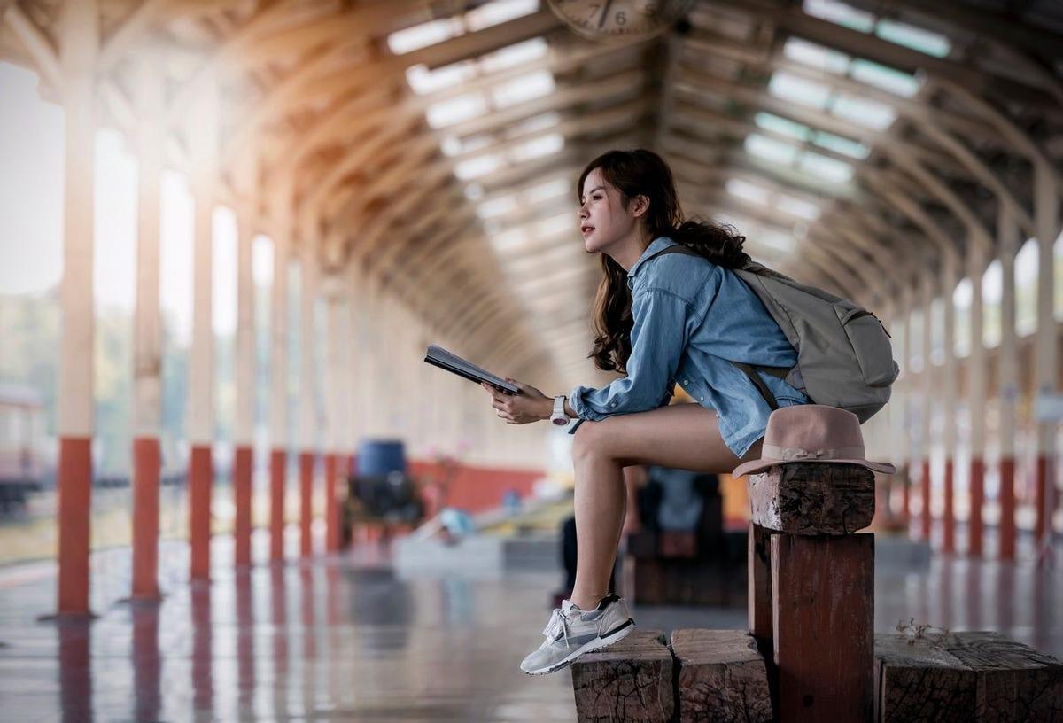 Joven viajera