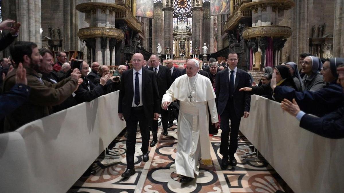 El Papa Francisco en Milan