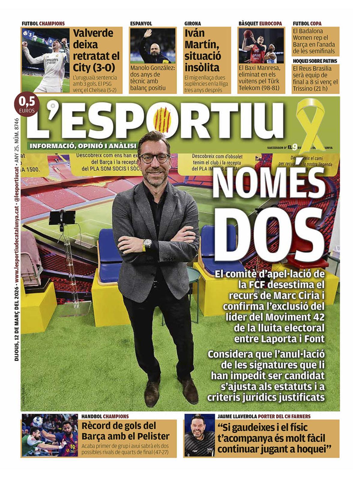 Las portadas de la prensa deportiva de hoy