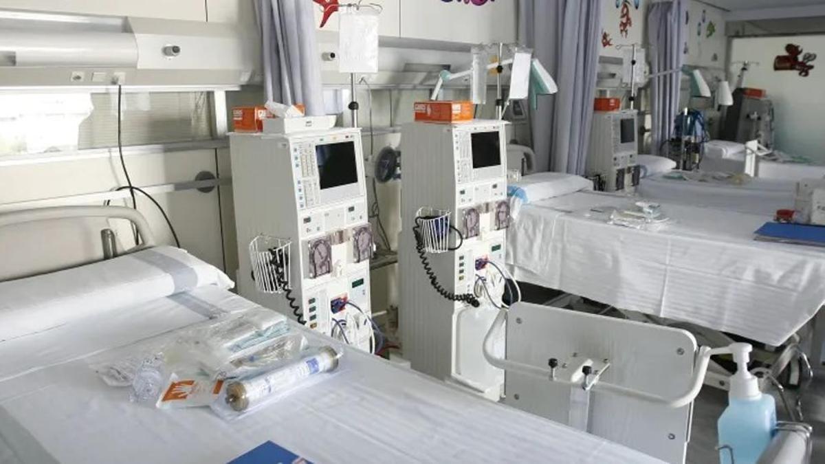 Una habitació de pediàtrica oncològica de Vall d’Hebron.