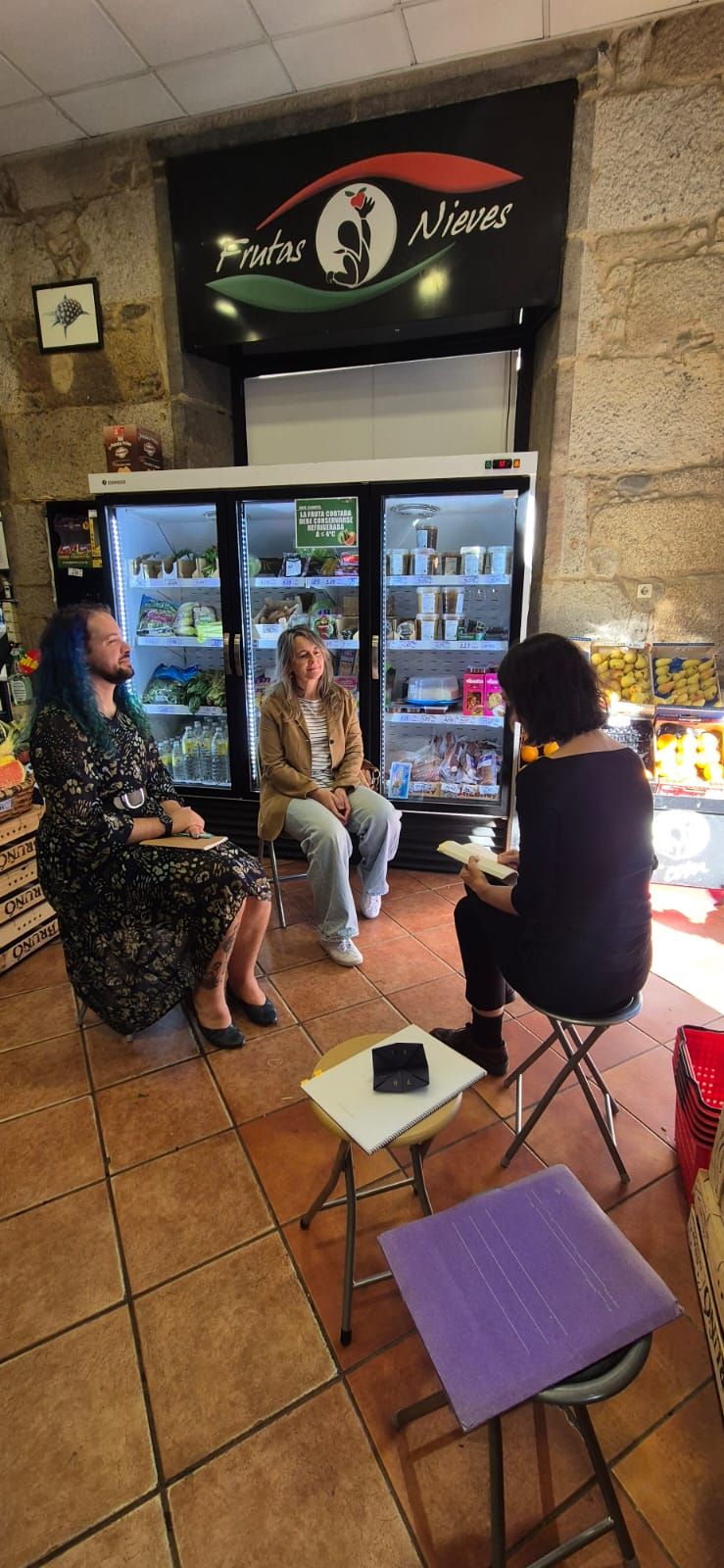 Tamara Andrés, en Frutas Nieves.