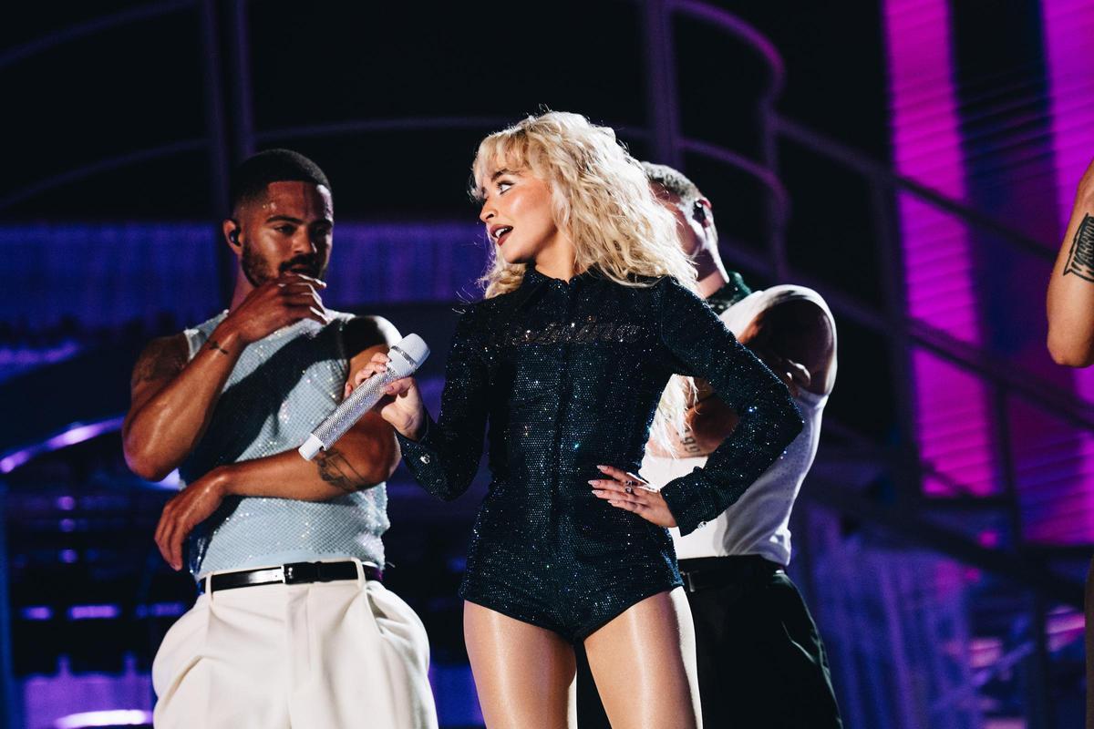 Concierto de la cabeza de cartel del Primavera Sound, Sabrina Carpenter, en el Fòrum.
