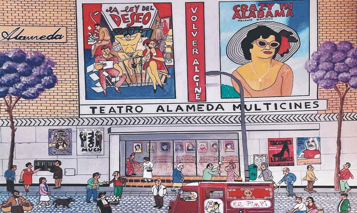 Teatro Alameda Multicines, cuadro de Diego Ceano