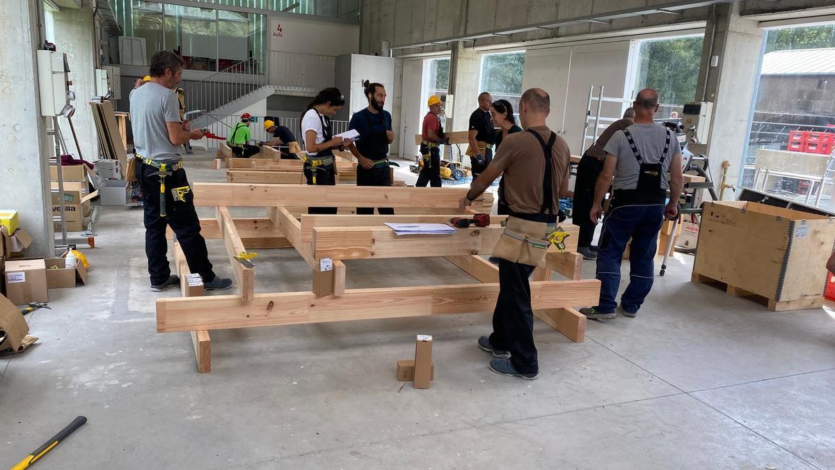 Fotografía dunha sesión formativa no marco do programa Xera-Savia.