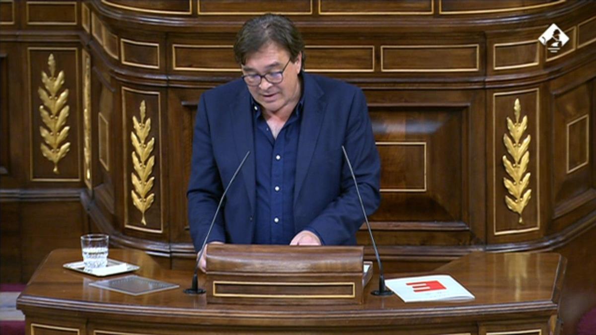 Guitarte, durante su intervención en el congreso.