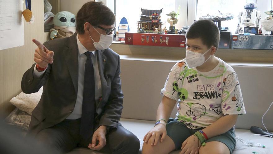 La Vall d’Hebron inaugura la reforma de l’àrea d’oncohematologia infantil