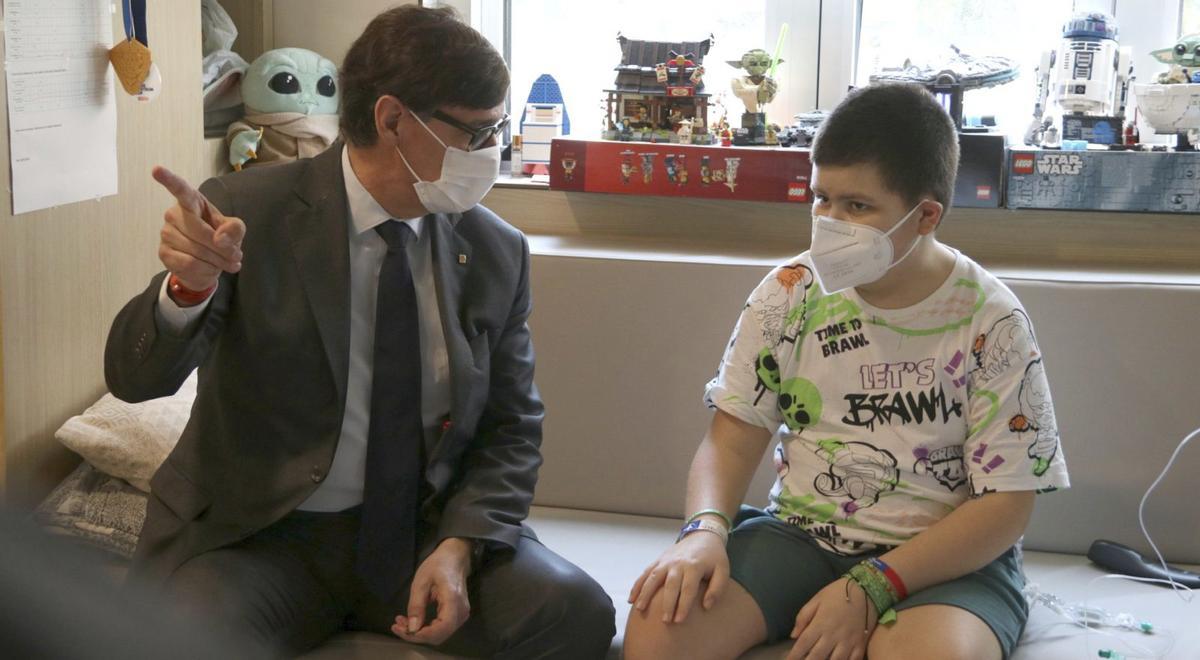La Vall d’Hebron inaugura la reforma de l’àrea d’oncohematologia infantil
