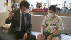 La Vall d’Hebron inaugura la reforma de l’àrea d’oncohematologia infantil