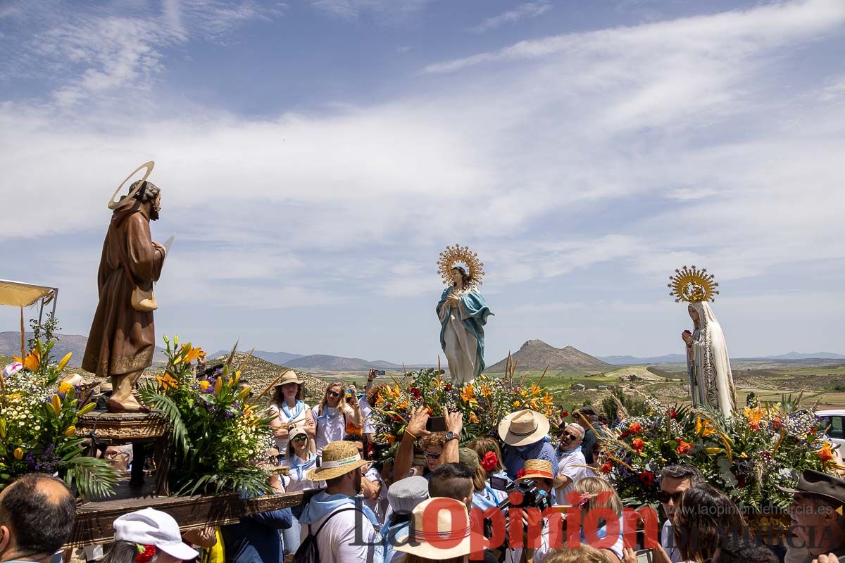 Así ha sido la Romería de los vecinos de Los Royos y El Moralejo a la ermita de los Poyos de Celda en Caravaca