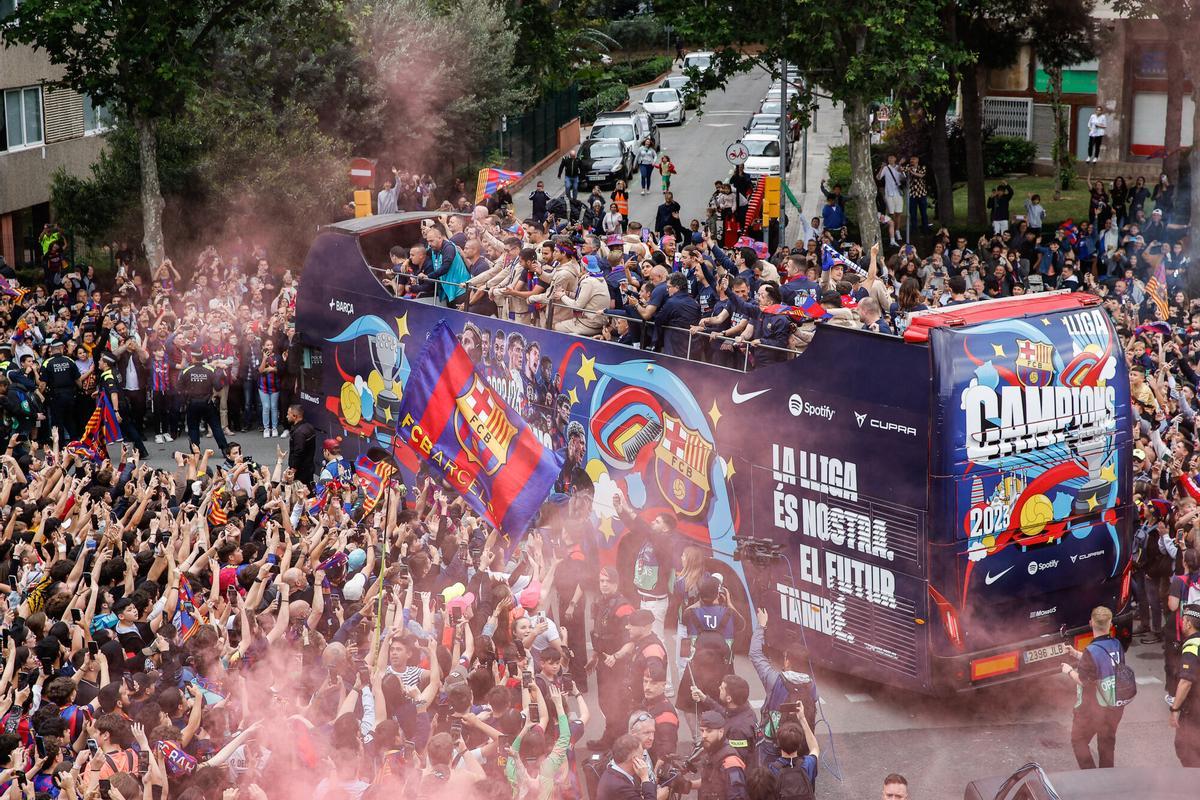 Rua del FC Barcelona: on i quan seria la celebració com a campió de lliga