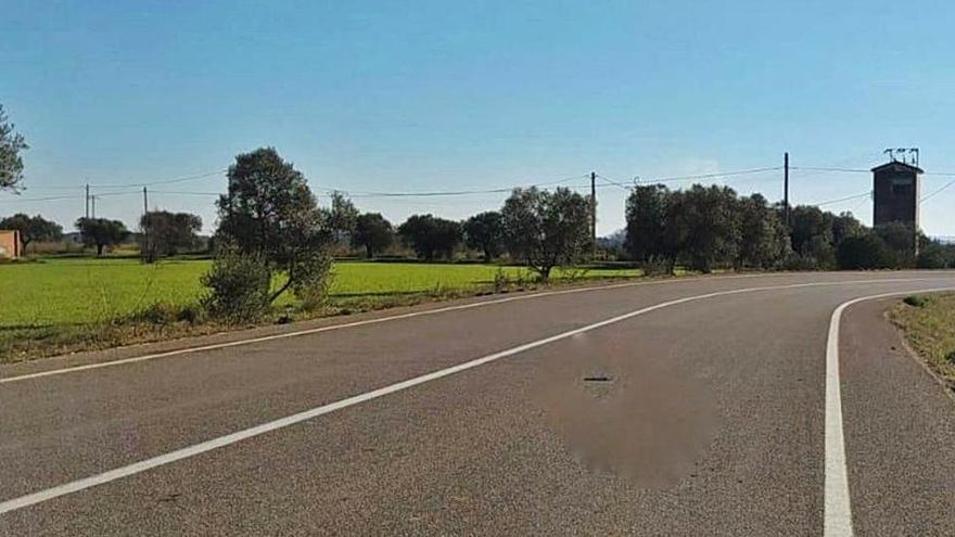 El punt de la carretera on s&#039;han col·locat els comptadors.