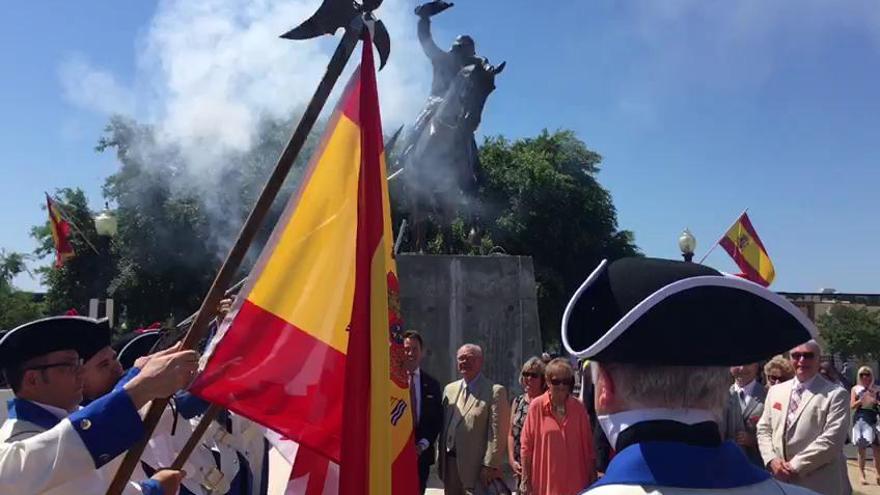 Pensacola homenajea a Bernardo de Gálvez con una estatua ecuestre