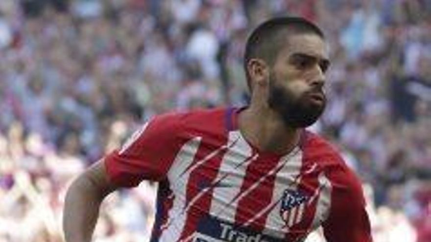 Carrasco celebra el seu gol