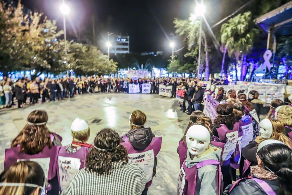 Marcha contra la violencia de género en Orihuela