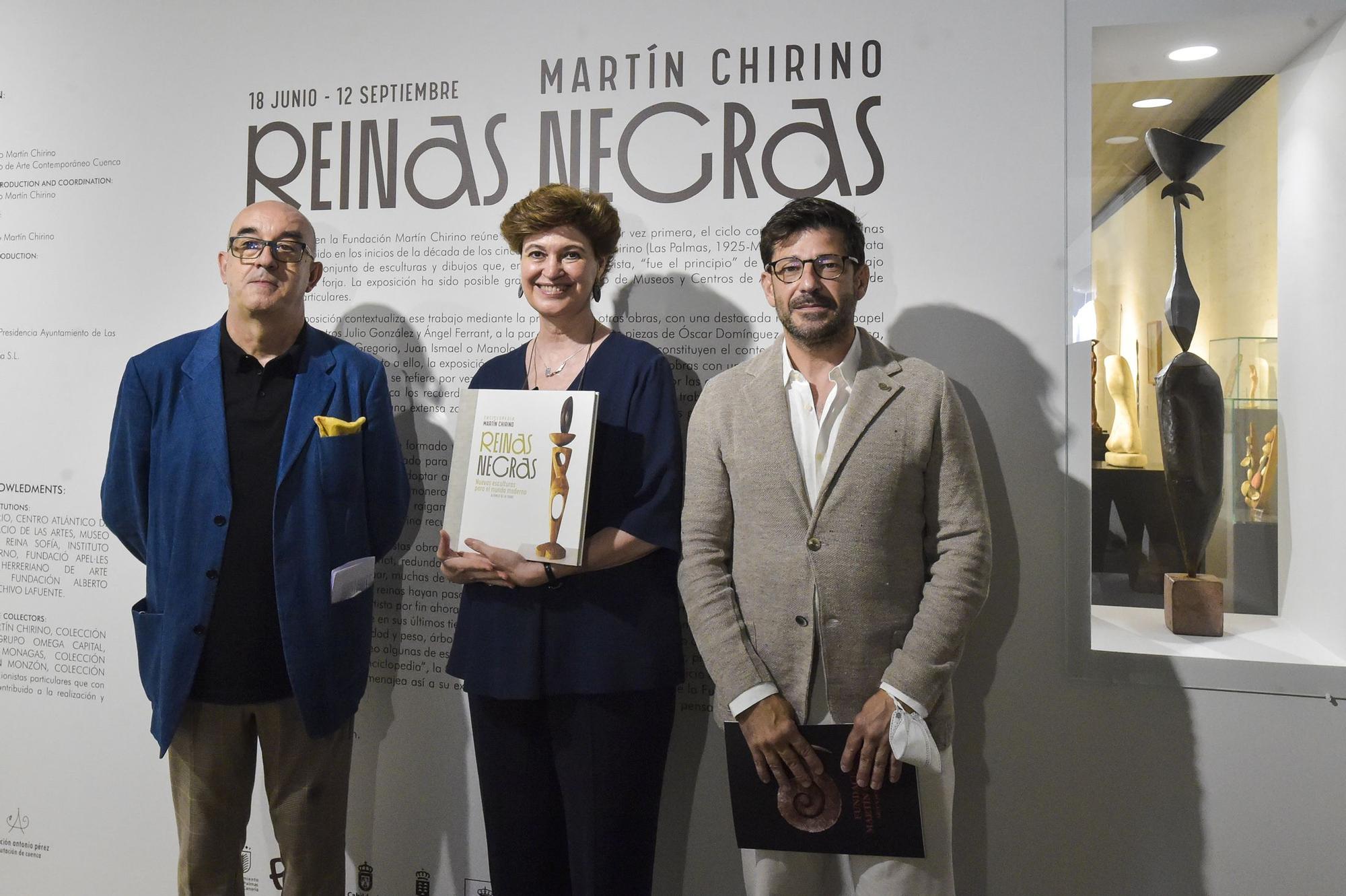 Inauguración de la exposición 'Martín Chirino. Reinas Negras'.