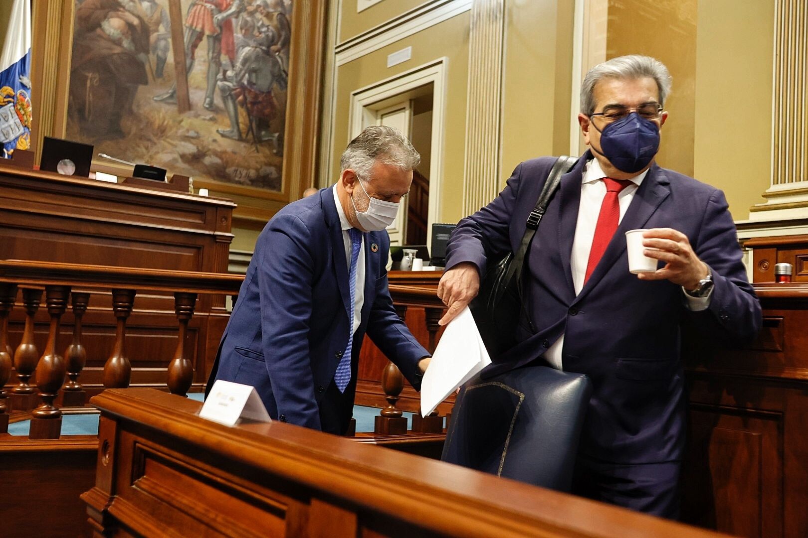 Pleno en el Parlamento de Canarias (9/2/21)