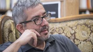 Jordi Amat en la presentación de su biografía sobre Gabriel Ferrater.