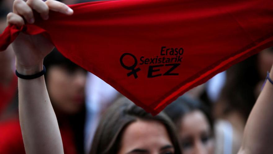 Manifestación en Pamplona contra las agresiones sexuales