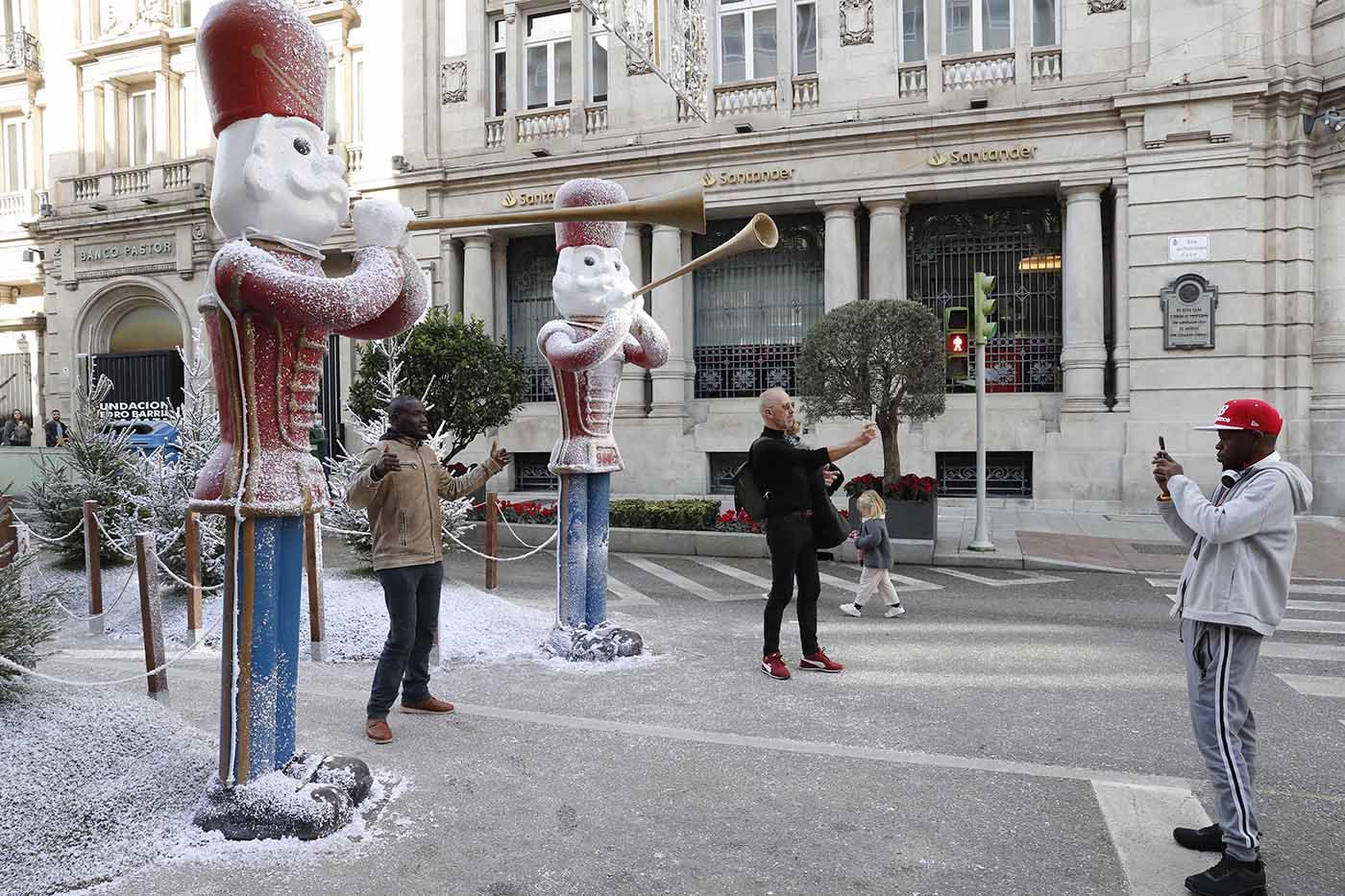 Visitantes por Navidad en Vigo