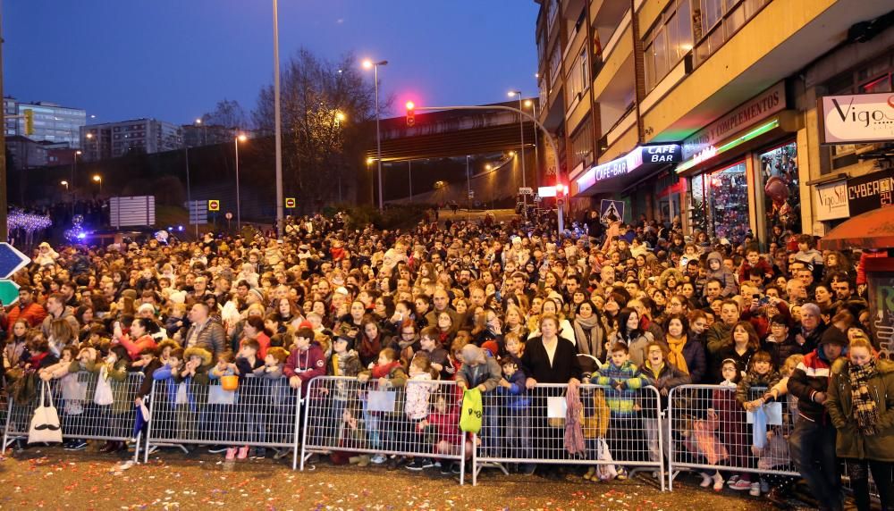 Las imágenes de la Cabalgata de Reyes de Vigo 2019