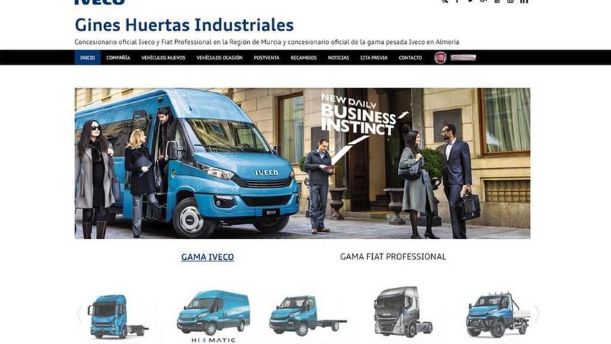 Ginés Huertas Industriales Iveco estrena web