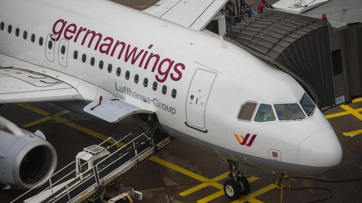 Un avión de Germanwings.