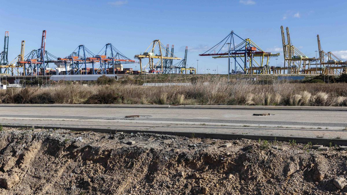 Así se encuentran hoy en día los terrenos de la ZAL de València