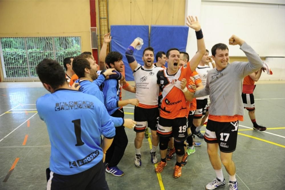 Balonmano: El CAB Cartagena, campeón de Segunda