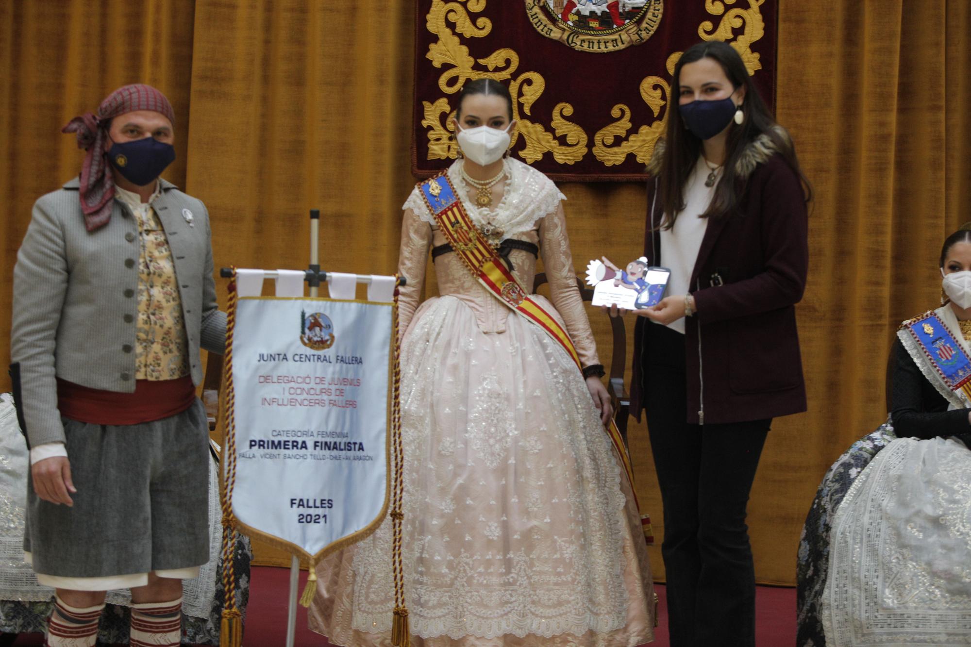 Entrega de premios de la Gala Juvenil de las Fallas 2021